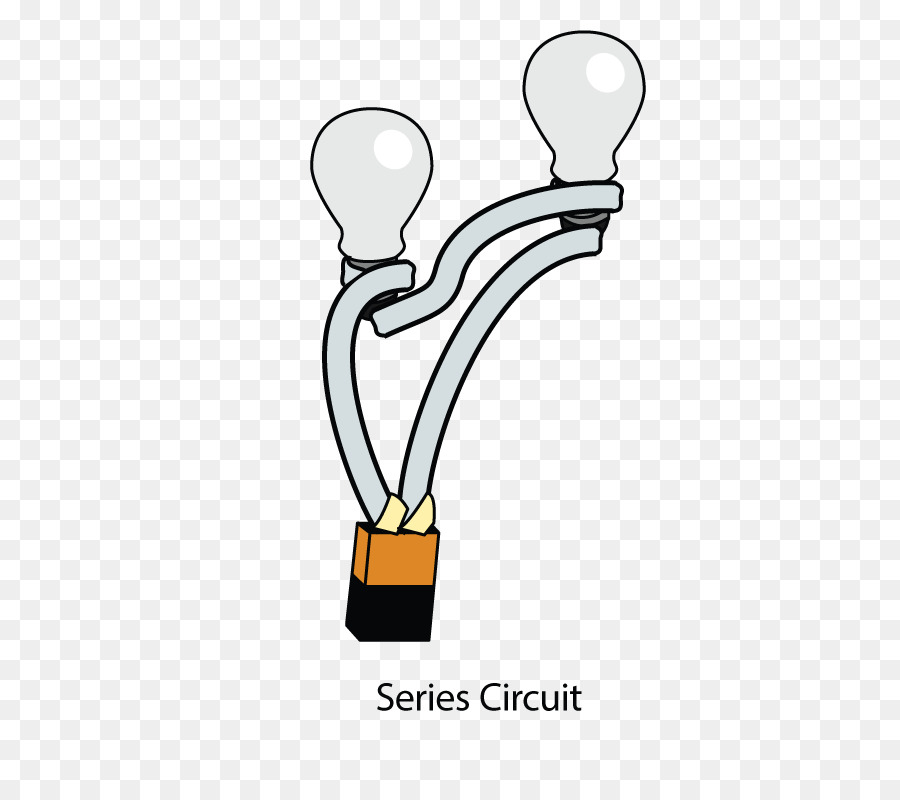Serie leggera e circuiti in parallelo alla rete Elettrica di un circuito Elettronico Clip art - lampadine immagini