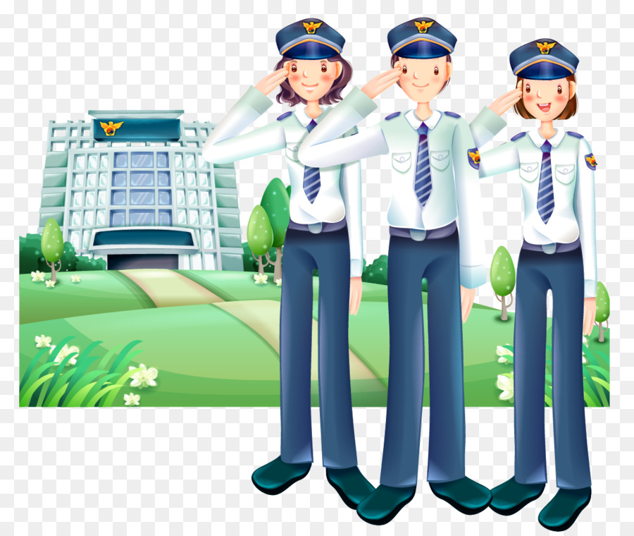 Ufficiale di polizia della stazione di Polizia - la polizia di salute
