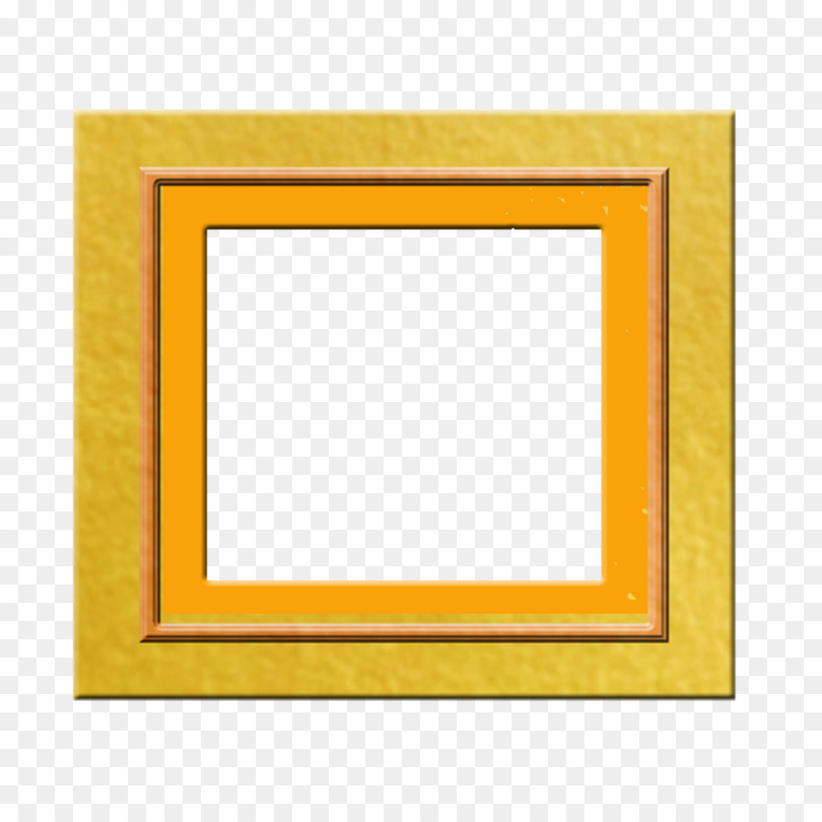 Bilderrahmen Gelben Bereich Muster - Orangen Rahmen