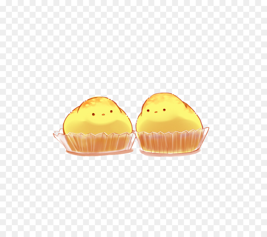 Petit four Gelb - Küken-cupcakes