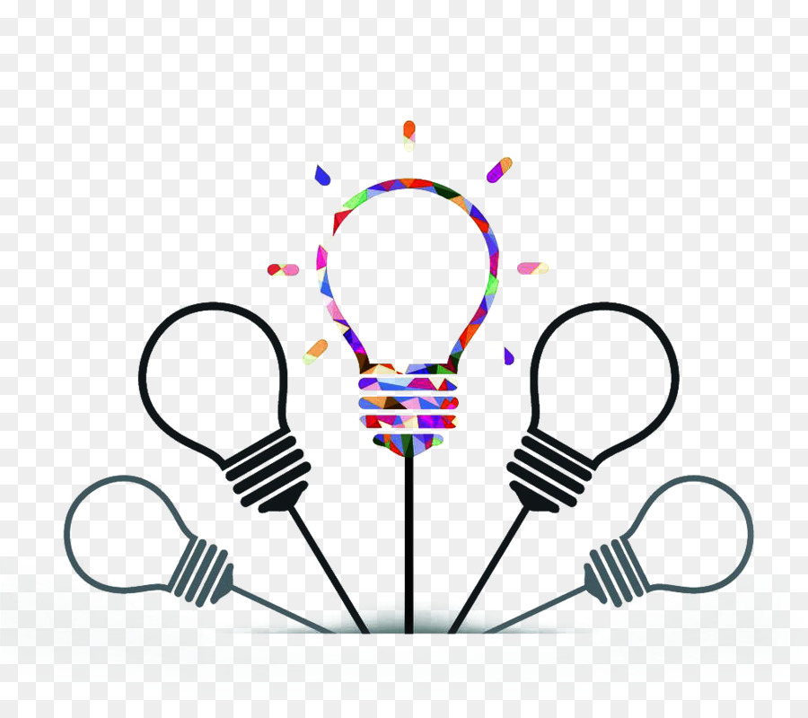 Glühlampe Kreativität Licht-emittierende-dioden-Konzept - Glühbirne