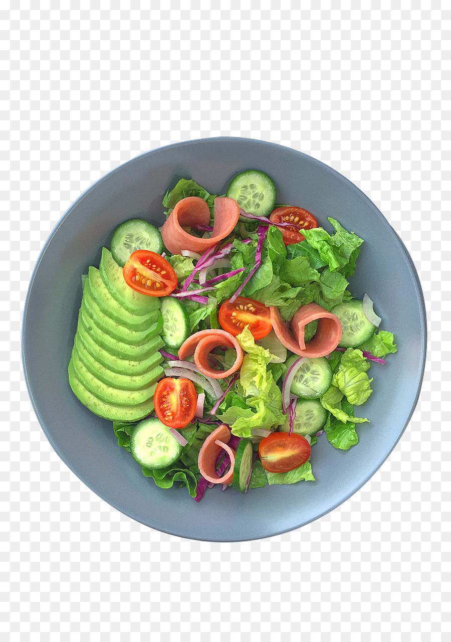 Schinken, Blatt Gemüse, Salat Gurke - Gurken-Salat mit Schinken