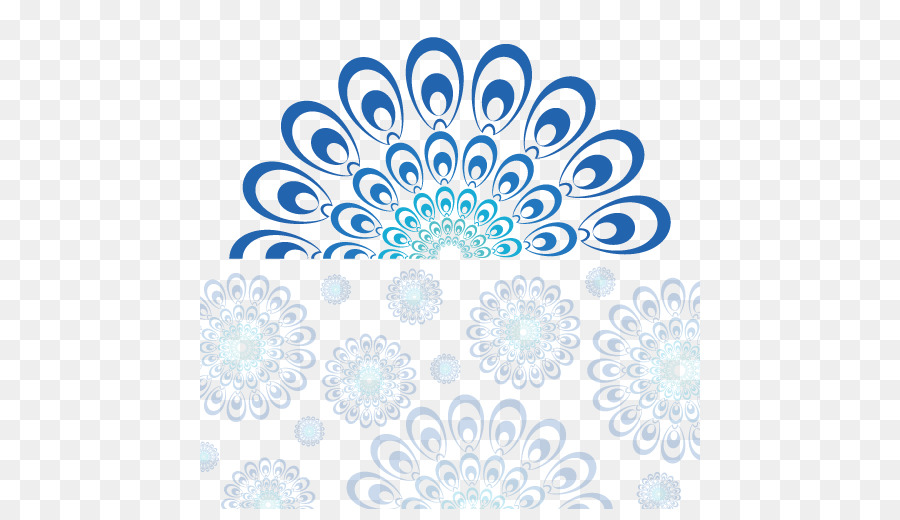 Asiatico pavone Piuma - Blu pavone piuma ali elemento