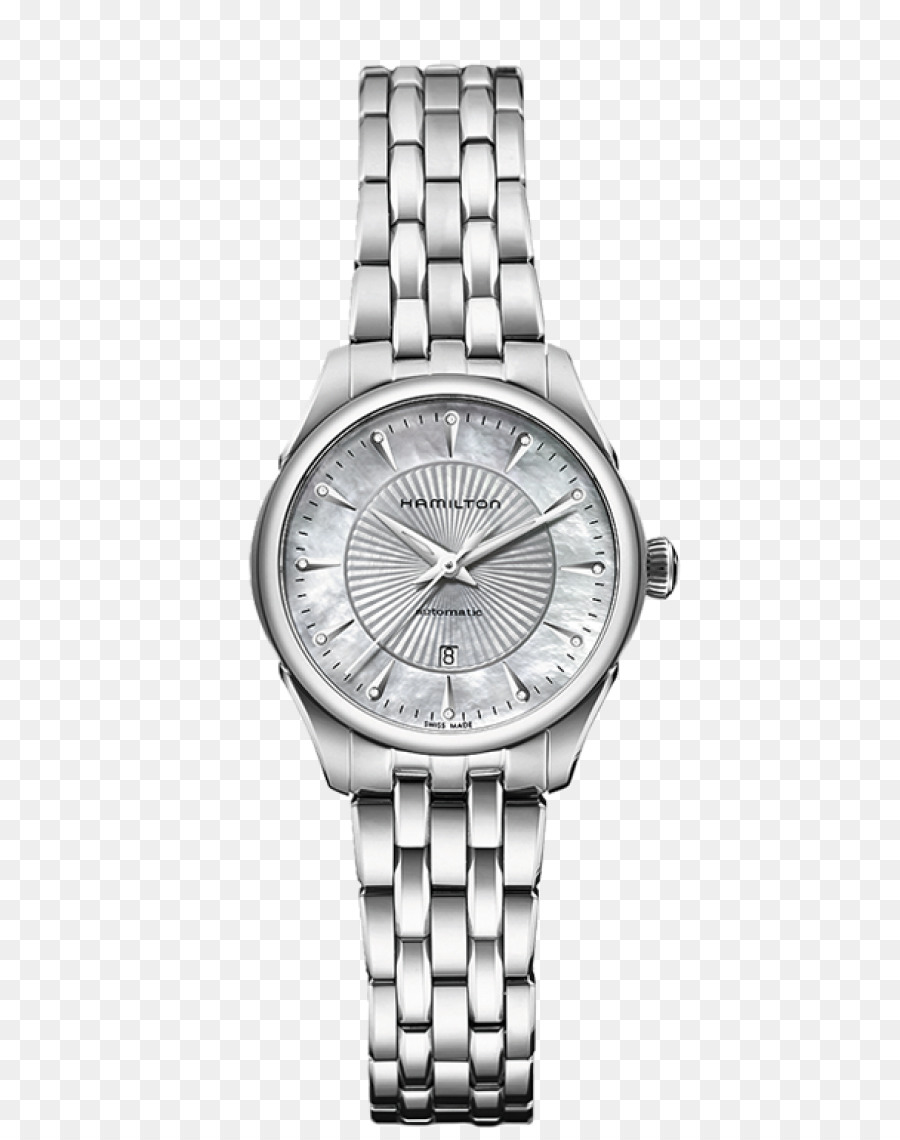 Hamilton Watch Company Automatik-Uhr Chronograph Frau - Hamilton watch silver diamond Uhren weibliche form