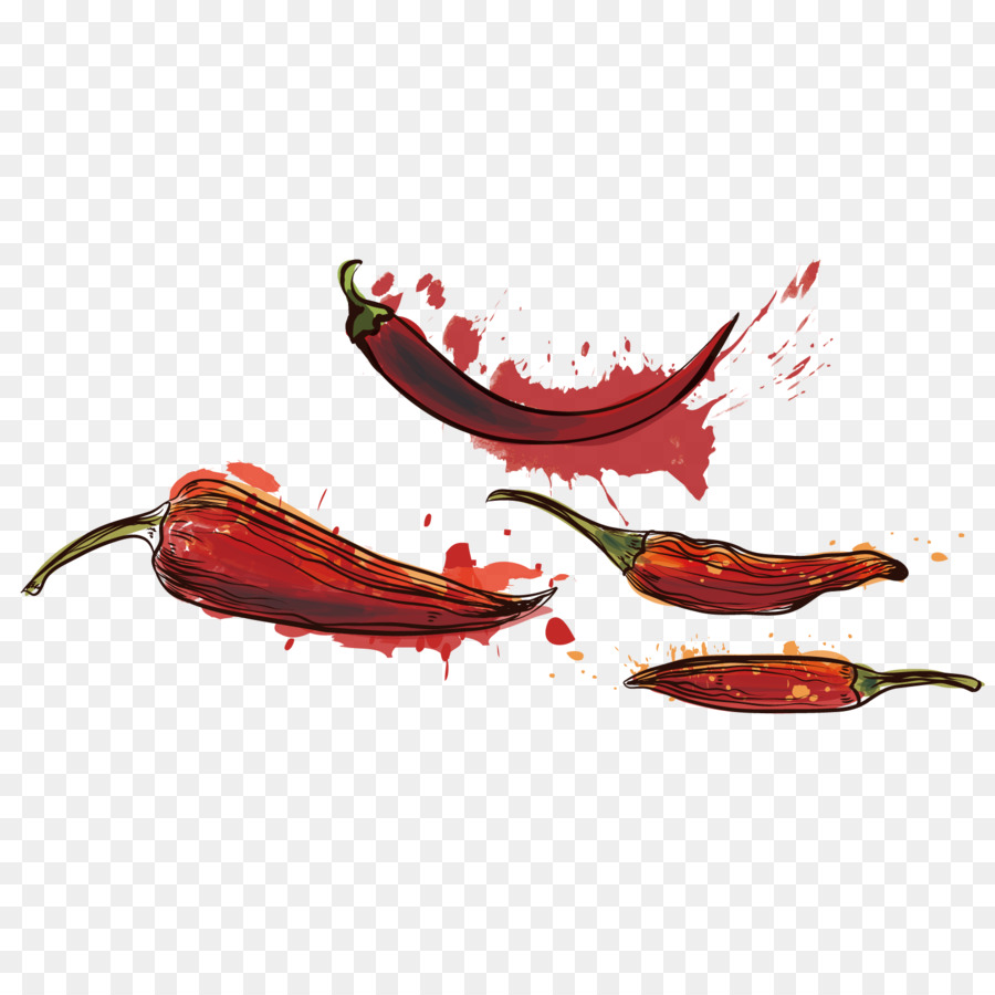 Ớt Cayenne Ớt Tải - Véc tơ ớt đỏ