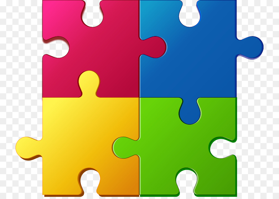 Jigsaw puzzle-clipart - Die Verknüpfung Cliparts
