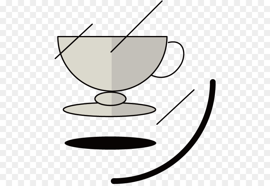 Tasse Kaffee Clip art - Flache Becher