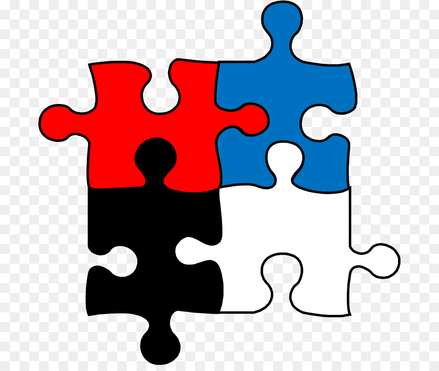 Jigsaw puzzle-Puzz 3D-clipart - Cartoon-Puzzle-Teile