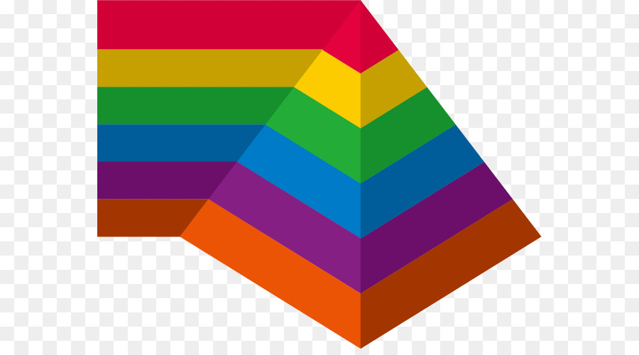 Progettazione grafica del designer - Colorato piramide