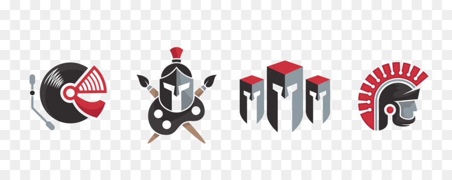 Logo miễn phí tiền bản Quyền - Véc tơ màu áo giáp chiến binh phù hợp với