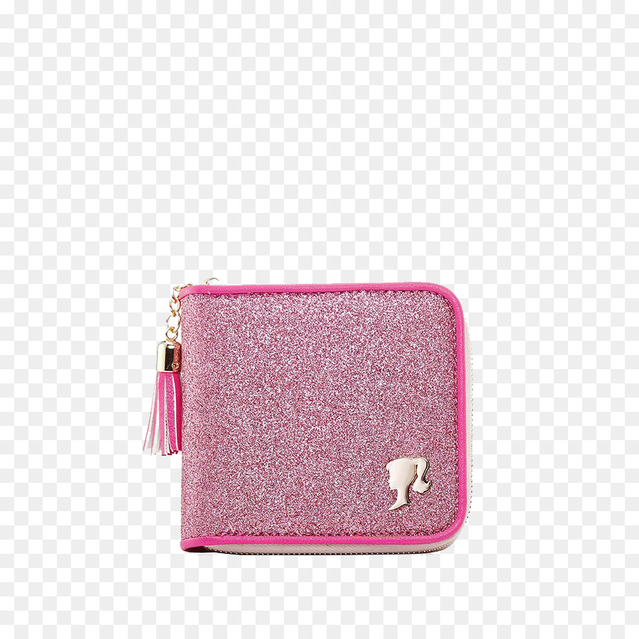 Wallet Barbie Zipper Coin purse Bag - Barbie Geldbörse shiny peach