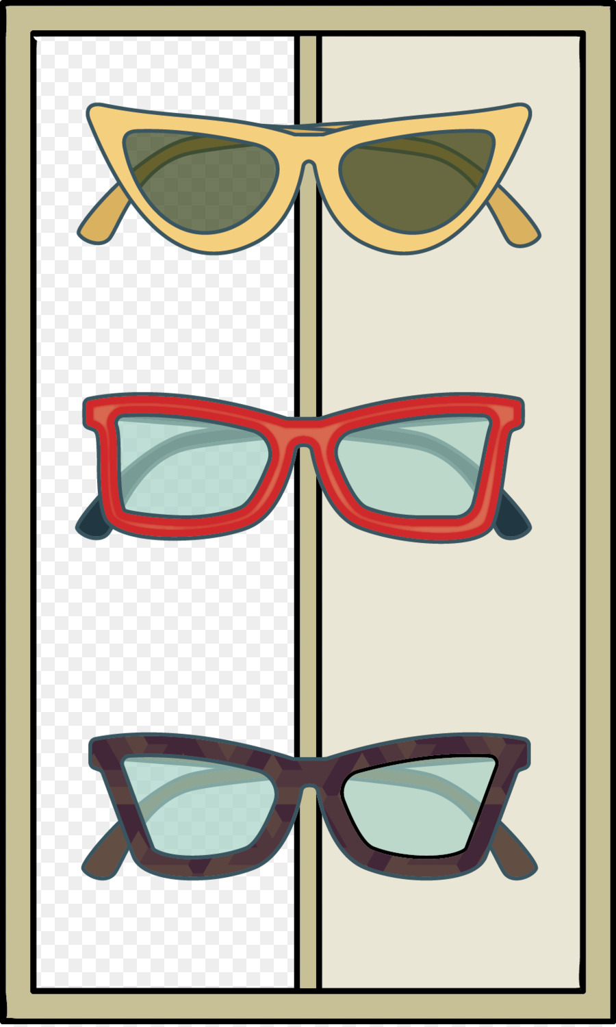 Occhiali da sole Clip art - vettore di occhiali da sole