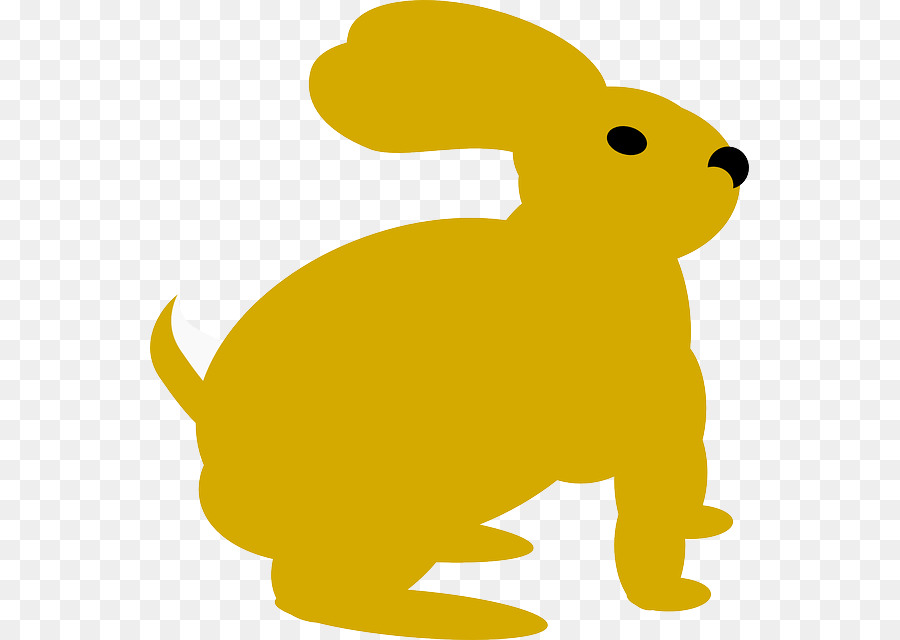 Heimische Kaninchen europäischen rabbit Clip art - niedlichen Bunny