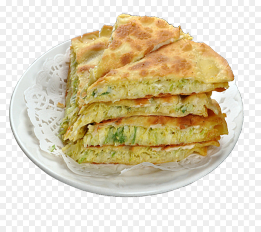Jeon Trứng tráng Murtabak ăn Chay bữa Sáng - Hành lá omelet