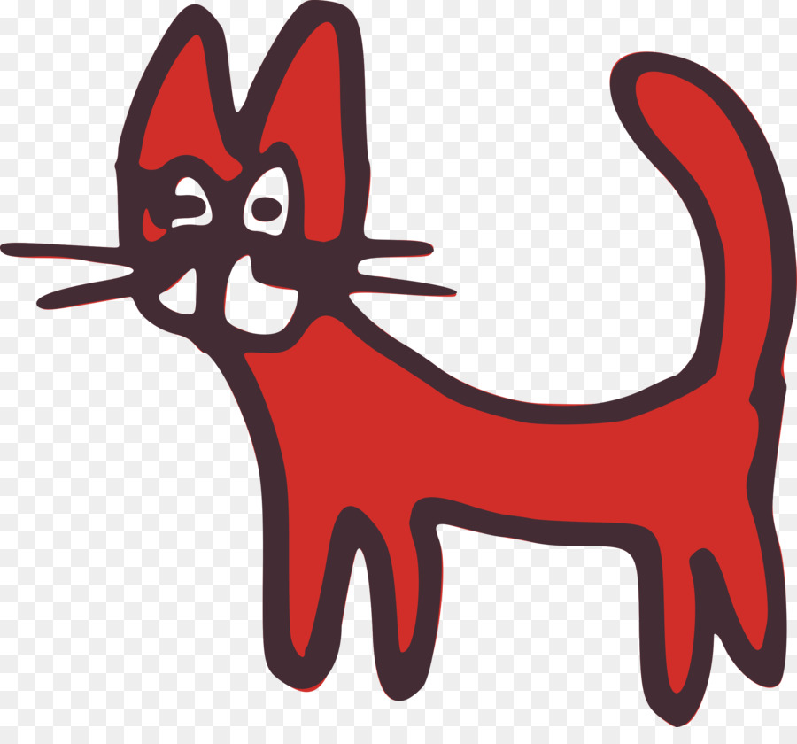 Gatto nero Gattino Cougar Clip art - gatto rosso, clipart