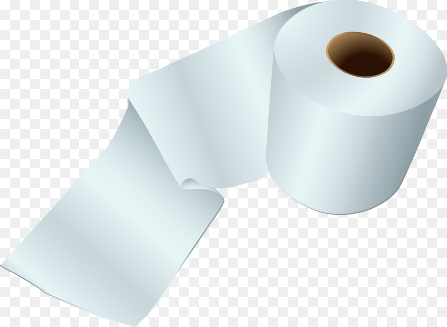 Materiale Angolo Di Cilindro - Un rotolo di carta igienica vettore materiale