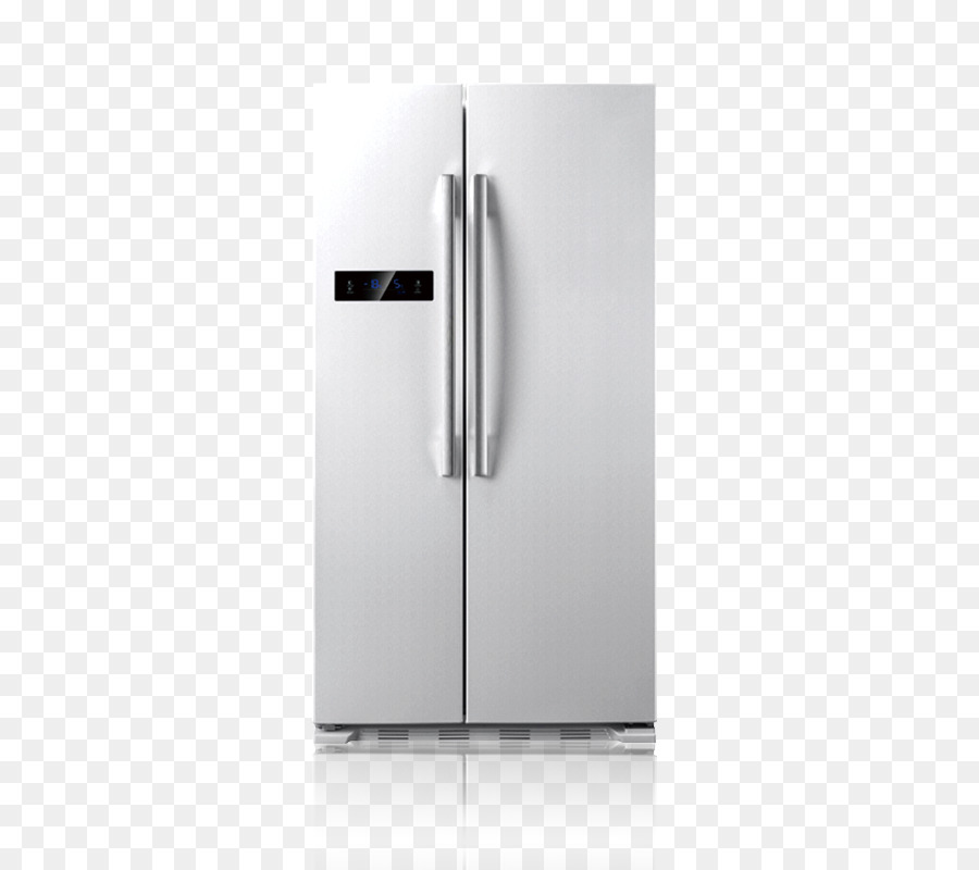 Porta del frigorifero elettrodomestico - Semplice in argento schermo elettronico sulla porta del frigorifero
