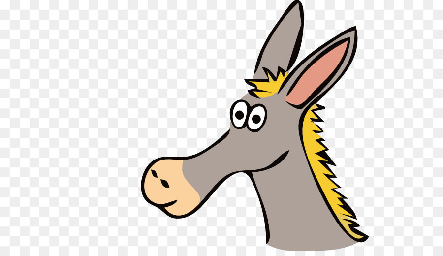 donkey face cartoon
