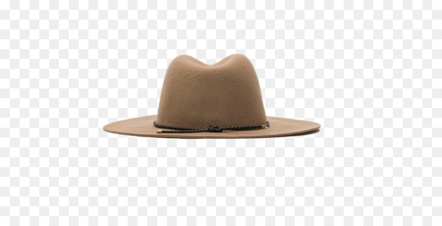 Fedora - Treccia decorata cammello cappello a tesa larga