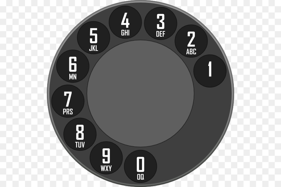 Rotary dial Dialer-Anruf Clip-art - Telefon Mit Wählscheibe Cliparts