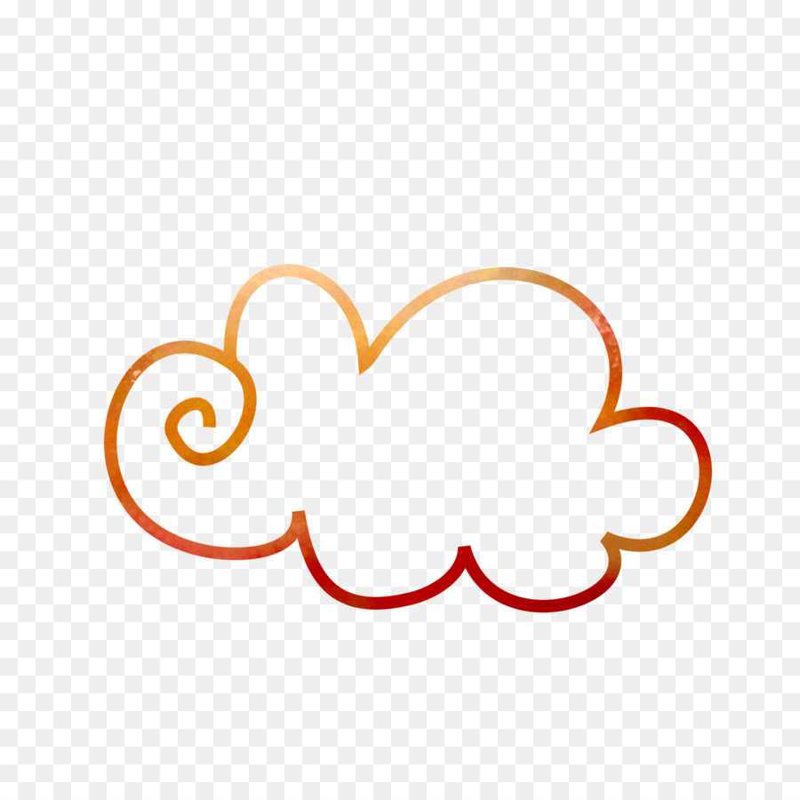 ClipArt cloud - nube