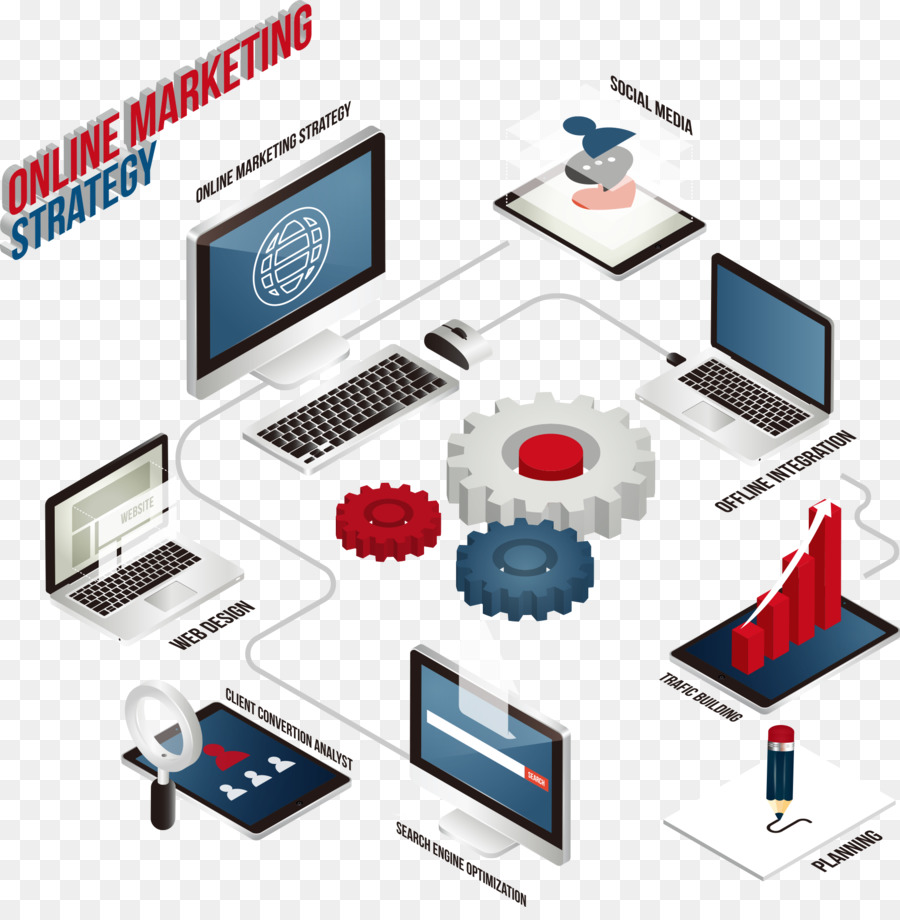 Digital-marketing-Web-Entwicklung Suchmaschinen-Optimierung Web-Suchmaschine Web-design - Vektor-Suchmaschinen-Optimierung