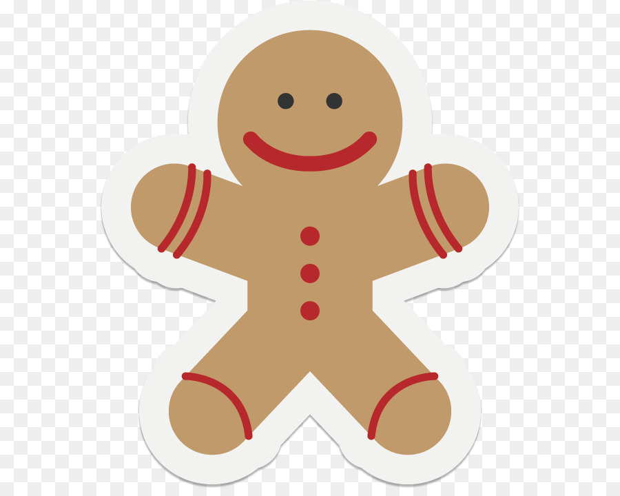 Giáng sinh Gelatine món tráng miệng bánh Sô cô la Bánh Kẹp nghệ thuật - Véc tơ Cookie sticker