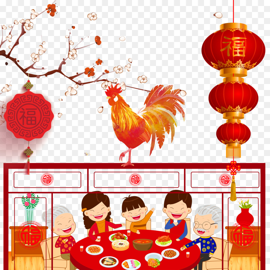 Reunion Abendessen, Familie, chinesisches Neujahr - Der Familie Essen