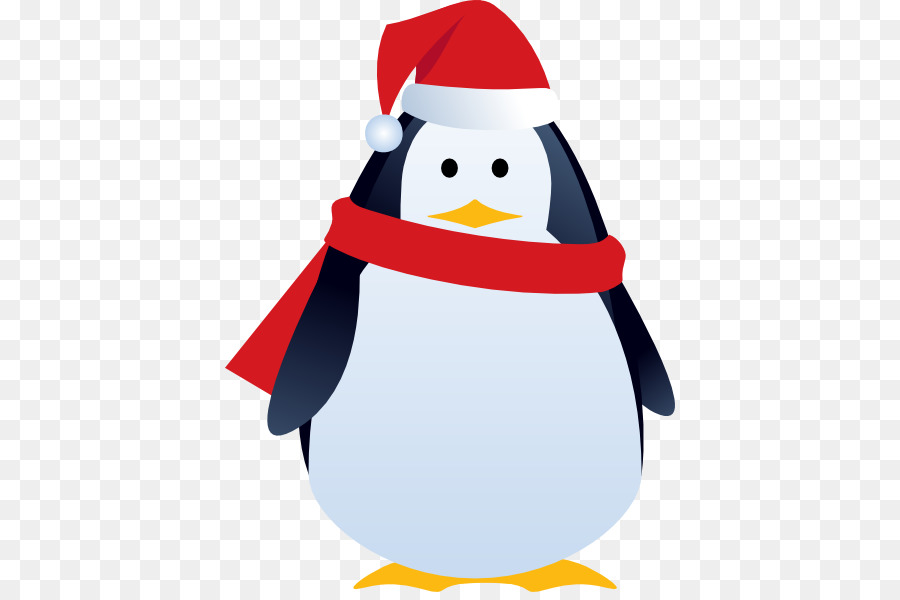 Chim cánh cụt Giáng sinh Clip nghệ thuật - buồn chim cánh cụt.