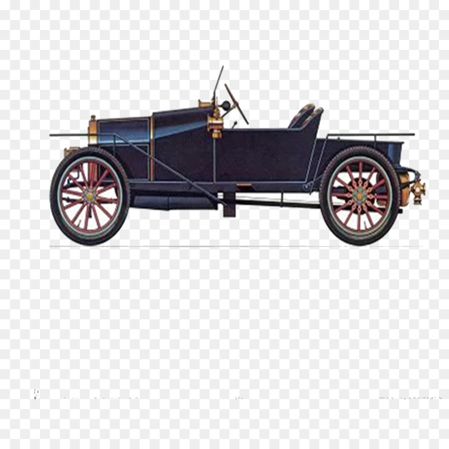 Auto Bugatti Type 13 Poster Dipinto - Retrò cartoon pittura classic cars