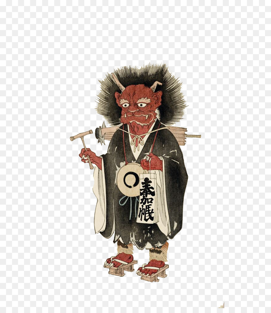 Folklore giapponese Diavolo Demone Oni - Giappone i fantasmi