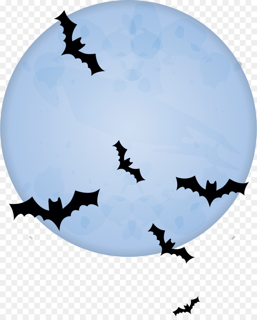 luna - Vettore bat e Blue Moon