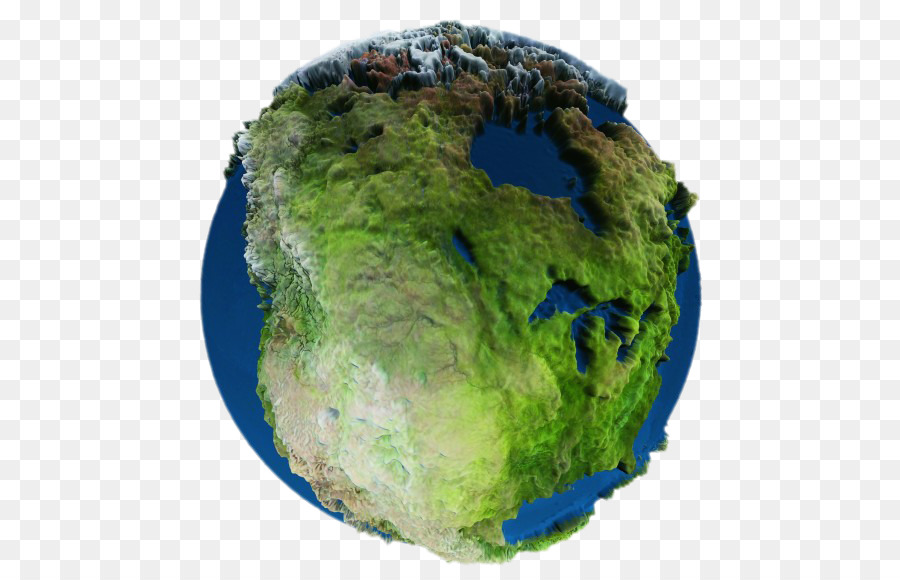 Erde 3D-computer-Grafiken Drei-dimensional space - Grüne Erde