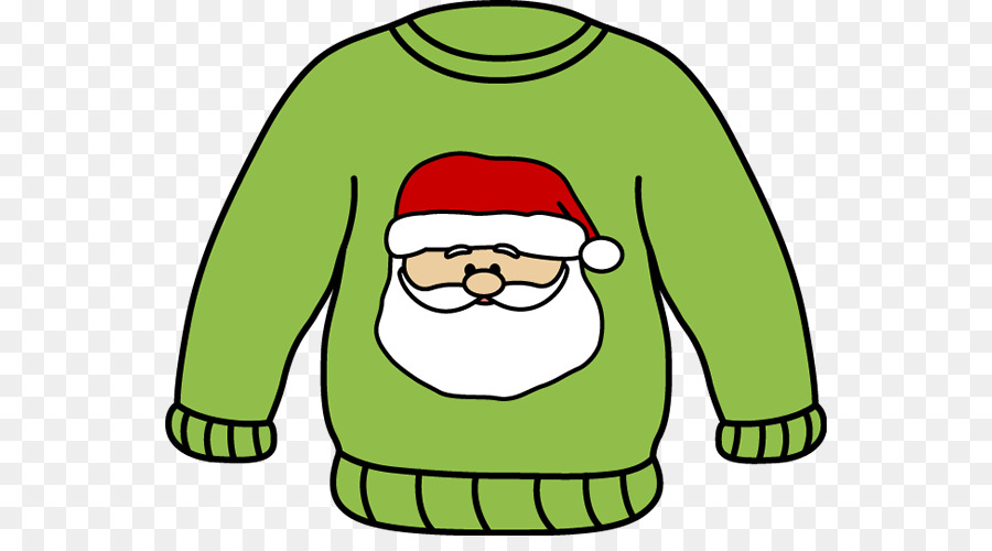 Hoodie Pullover White Christmas jumper Clip-art - Santa Kleidung Cliparts
