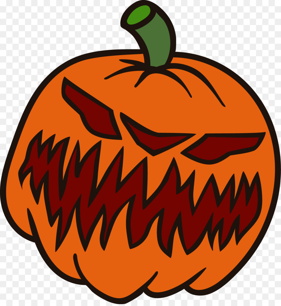 Jack o lantern Calabaza Zucca di Halloween Clip art - Halloween Horror testa di zucca