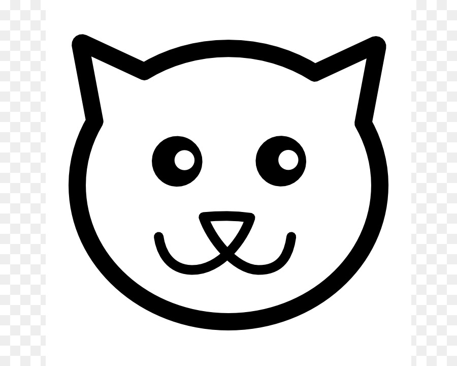 Gatto Gattino Disegno di Jack-o-lantern Modello - pubblico dominio line art