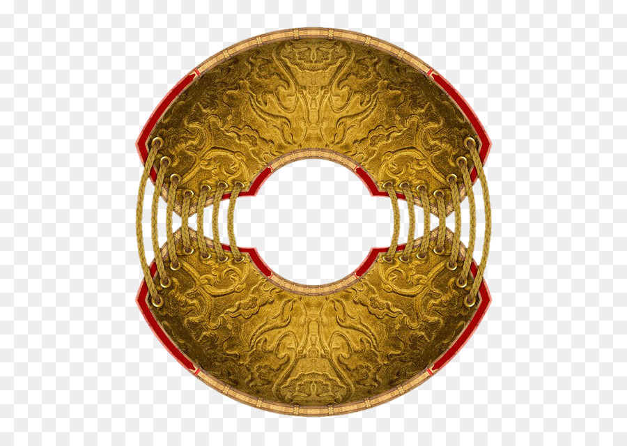 Vành đai Vàng Clip nghệ thuật - Trung quốc Gió mô hình vành đai