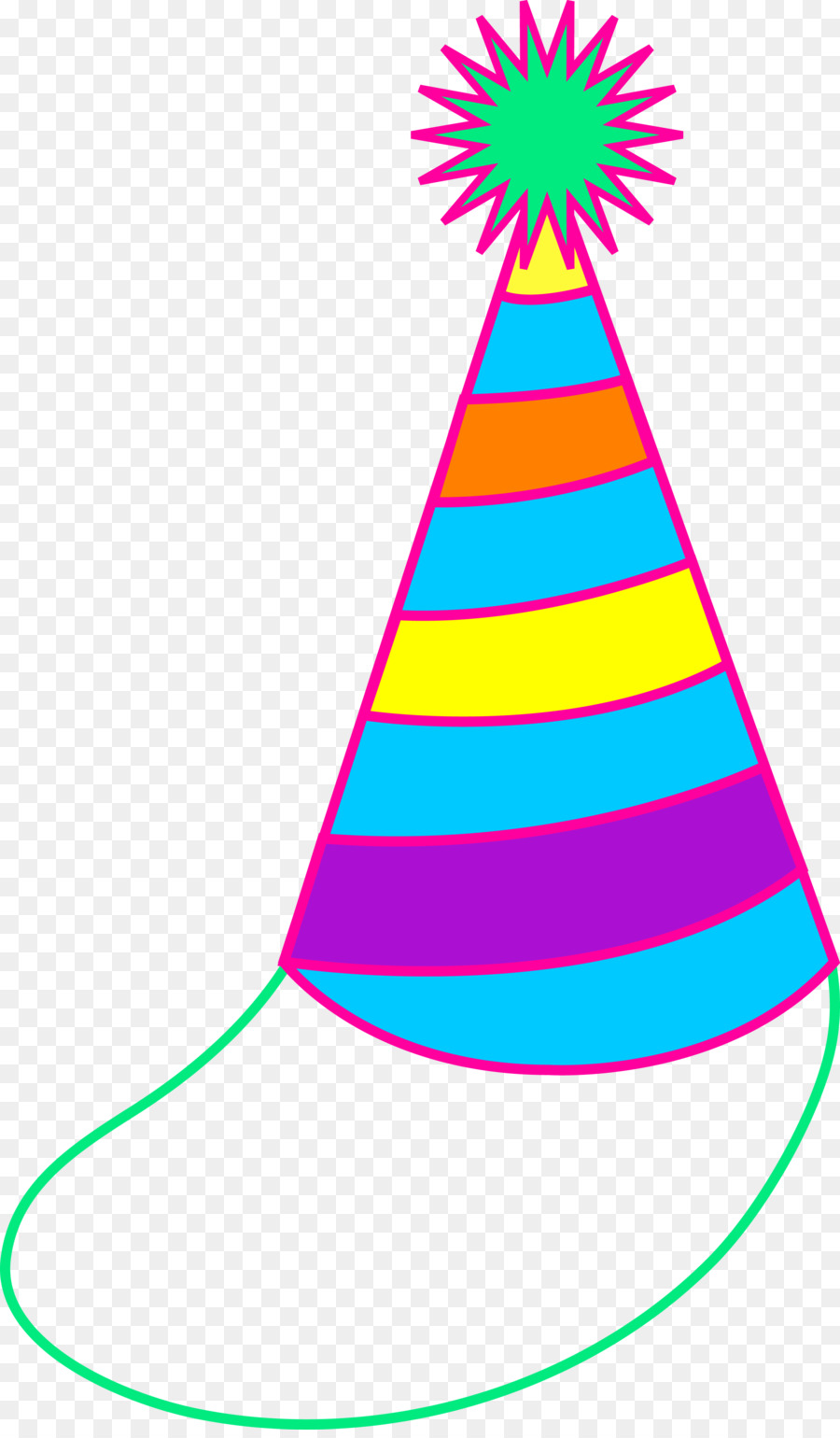 Cappello di partito di Compleanno Clip art - compleanno decorazione clipart