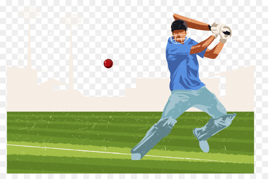2017 Ấn Độ League Cricket Đánh Bóng Thể Thao - véc tơ bóng chày