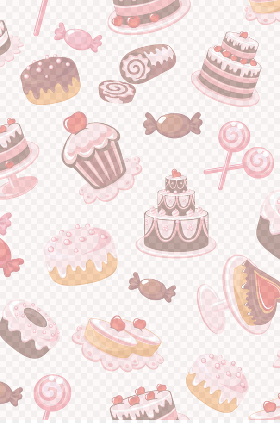 Muffin-Dessert-Kuchen-Süßigkeiten - Kuchen, hintergrund