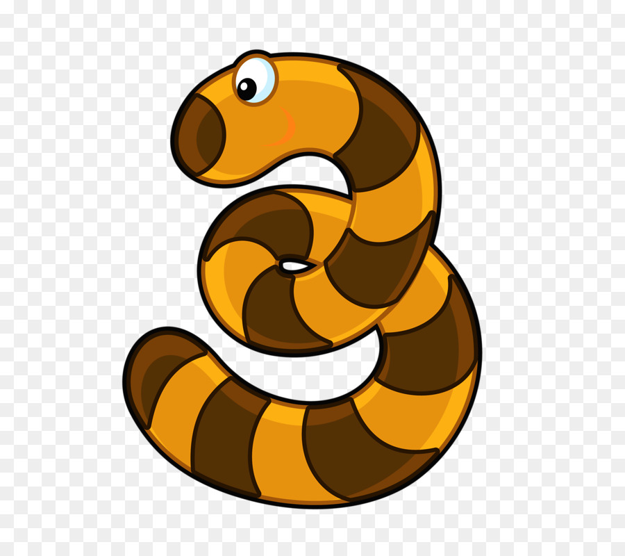 Cifra numerica Lettera Bambino Numero Alfabeto - Animale Domestico Serpente