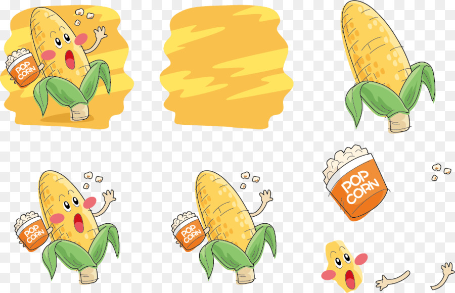 Popcorn-Mais Abbildung - Essen popcorn mais expression vector