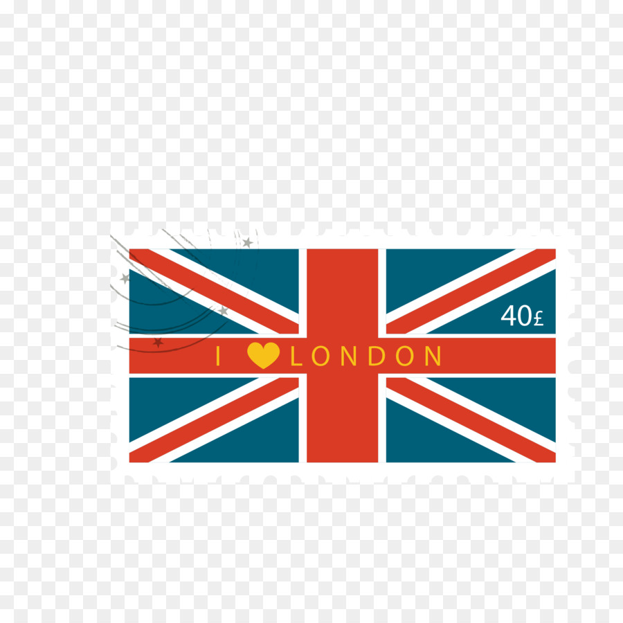 England Flagge Großbritannien British Empire-Flag of Great Britain Das Reich auf dem die Sonne niemals untergeht - Britische Flaggen-Stempel