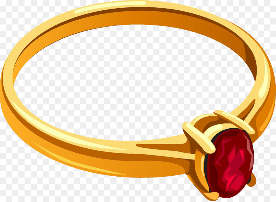Anello Rubino Gioielli fotografia di Stock, Clip art - Rubino anello in oro