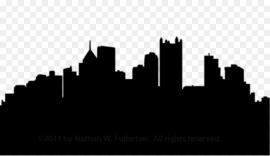 Pittsburgh T-shirt Skyline Clip nghệ thuật - gotham.