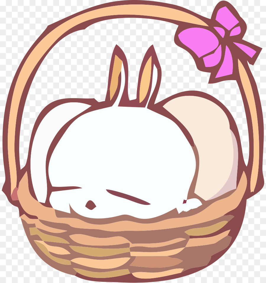 Clipart - Korb Hase