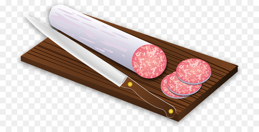 Salsicce Salame Pizza Gastronomia Mettwurst - salame panino clipart