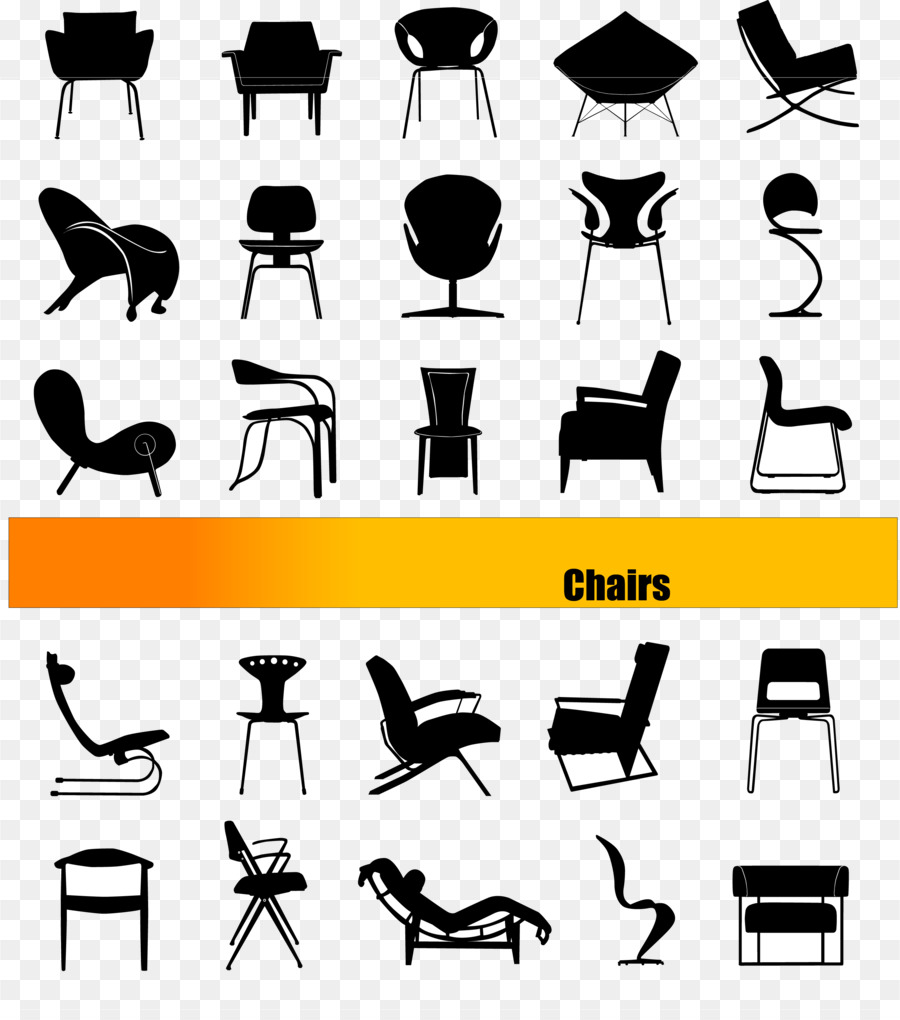 Stuhl-Couch-Sitz-Illustration - Sitz silhouette Vektor-material