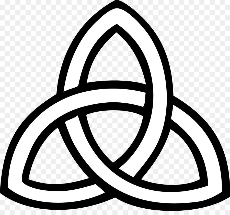 Trinità Triquetra Simbolo nodo Celtico Clip art - trinità croce clipart