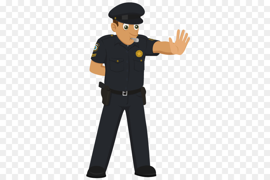 Polizist - Hand-bemalt Verkehrspolizei